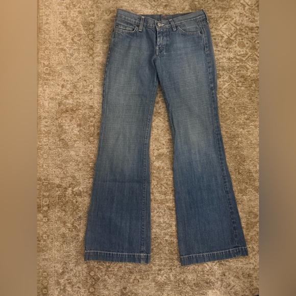 7 For All Mankind Denim - Vintage 7 for all mankind low rise wide leg